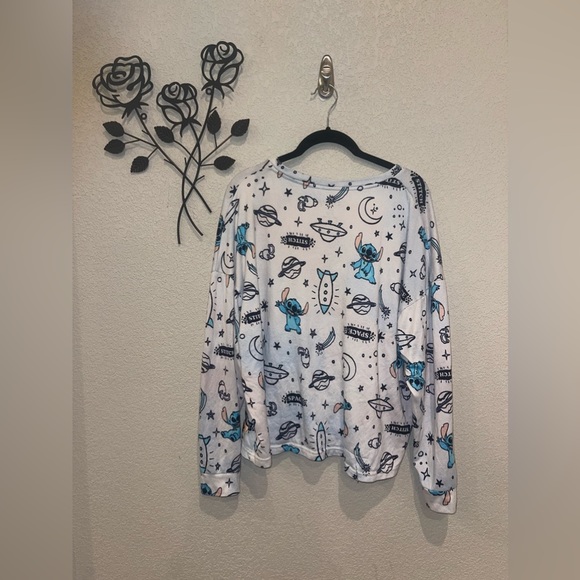 Disney Stitch Flannel Shirt All Over Graphic Size XL Soft Material - Picture 1 of 8